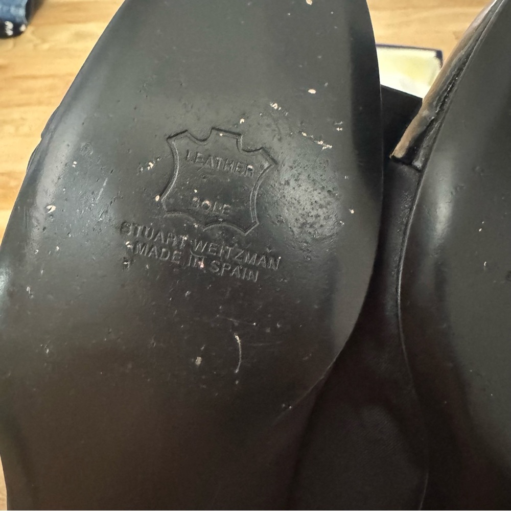 Stuart Weitzman Black Patent Flats - Picture 4 of 5